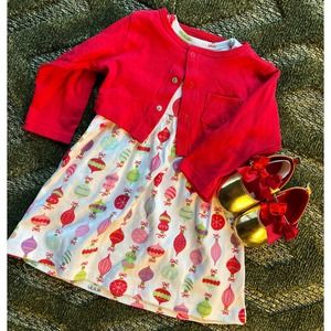 Adorable Christmas dress 18 months